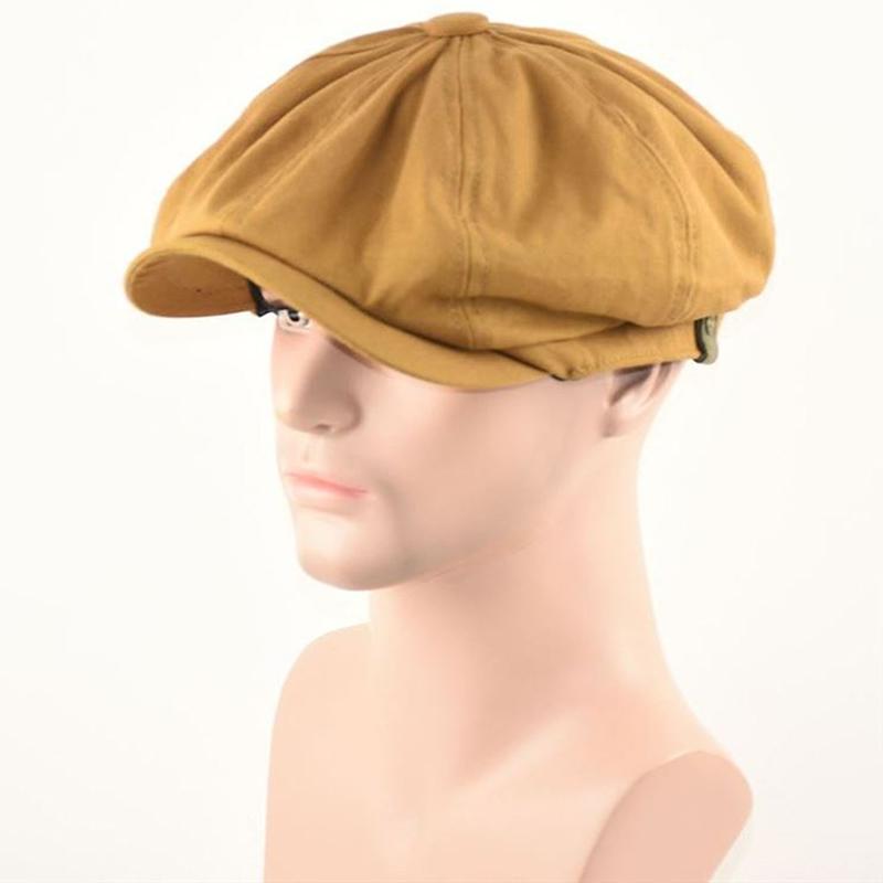 

Berets Khaki Women Hat 2021 Autumn Winter Sboy Hats For Solid Vintage Octagonal British Style Female Flat Cap, Khaki l