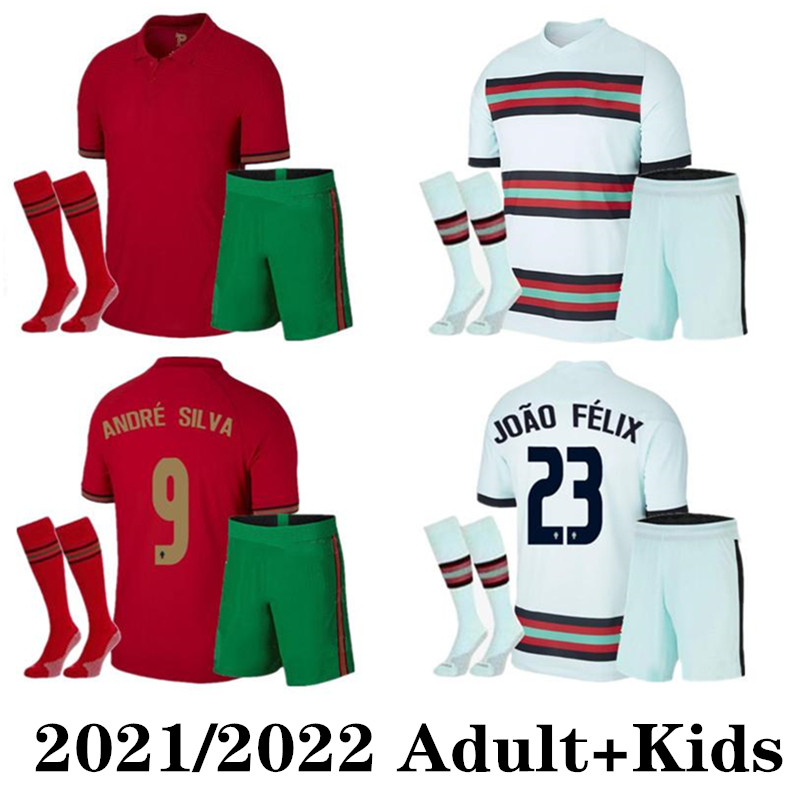 

21 22 RONALDO soccer jerseys kids kit and socks JOAO FELIX 2021 2022 DIOGO ANDRE SILVA Bernardo FERNANDES \ football shirts, Black