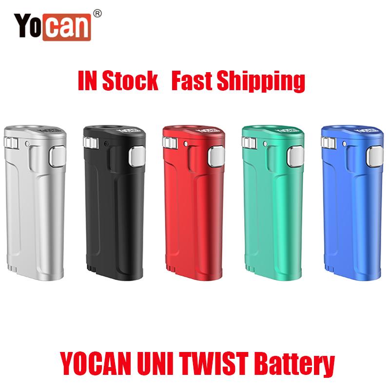 

Authentic Yocan Uni S Battery 400mAh Variable Voltage Preheat Box Mod with Adjustable Thread Size for Thick Oil Cartridges 100% Original