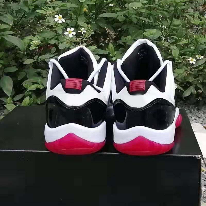 New 11 low white bred 11s jumpman basketball shoes heiress night maroon pantone think 16 white snake rose gold men women sneakers