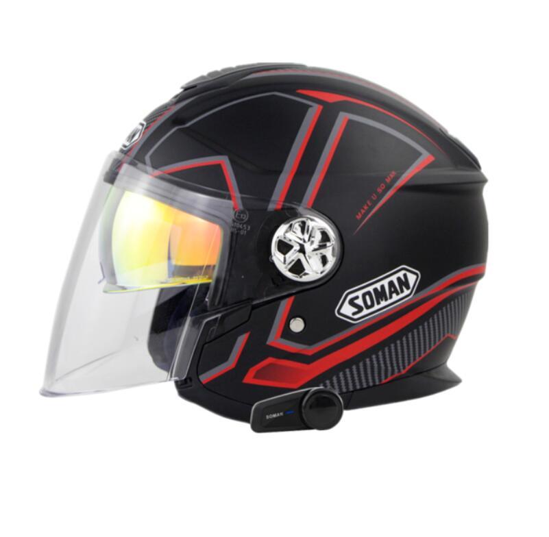

Open Face Motorcycle Helmet Dual Lens ECE Casco Moto Electric Bicycle Men Women Chopper Scooter Motorcycles Helmets