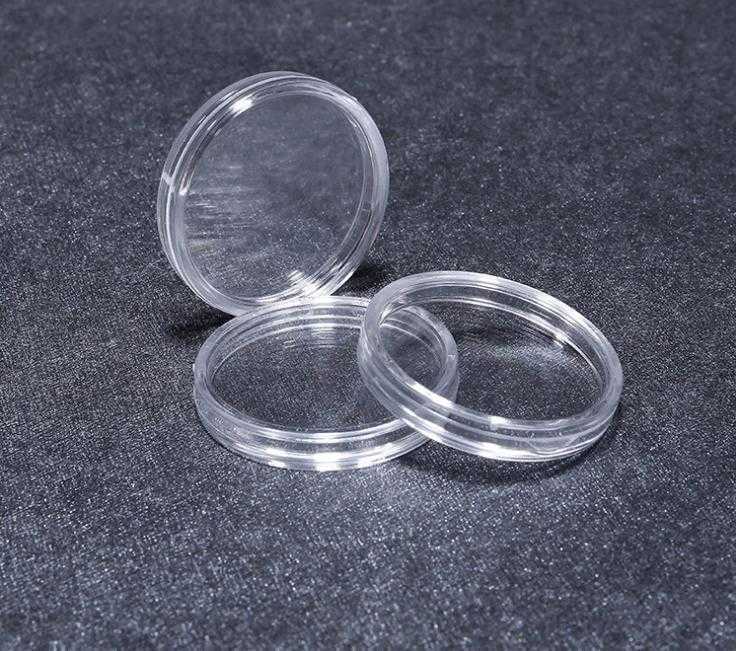 

1000pcs 40mm Clear Coin Capsules Caps Transparent Coincapsules for Coins Us Presidential Sacagawea Dollar Wholesale