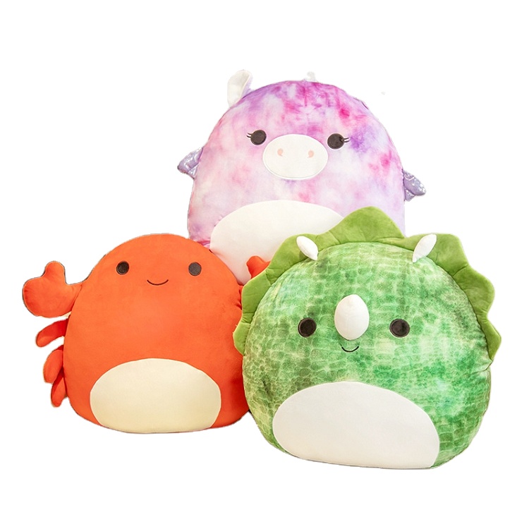 

Squishmallow Movies Plush toys Stuffed Animals Cat Dinosaur Lion Soft Pillow Animal Doll toy 25 cm M3674, Remark styles