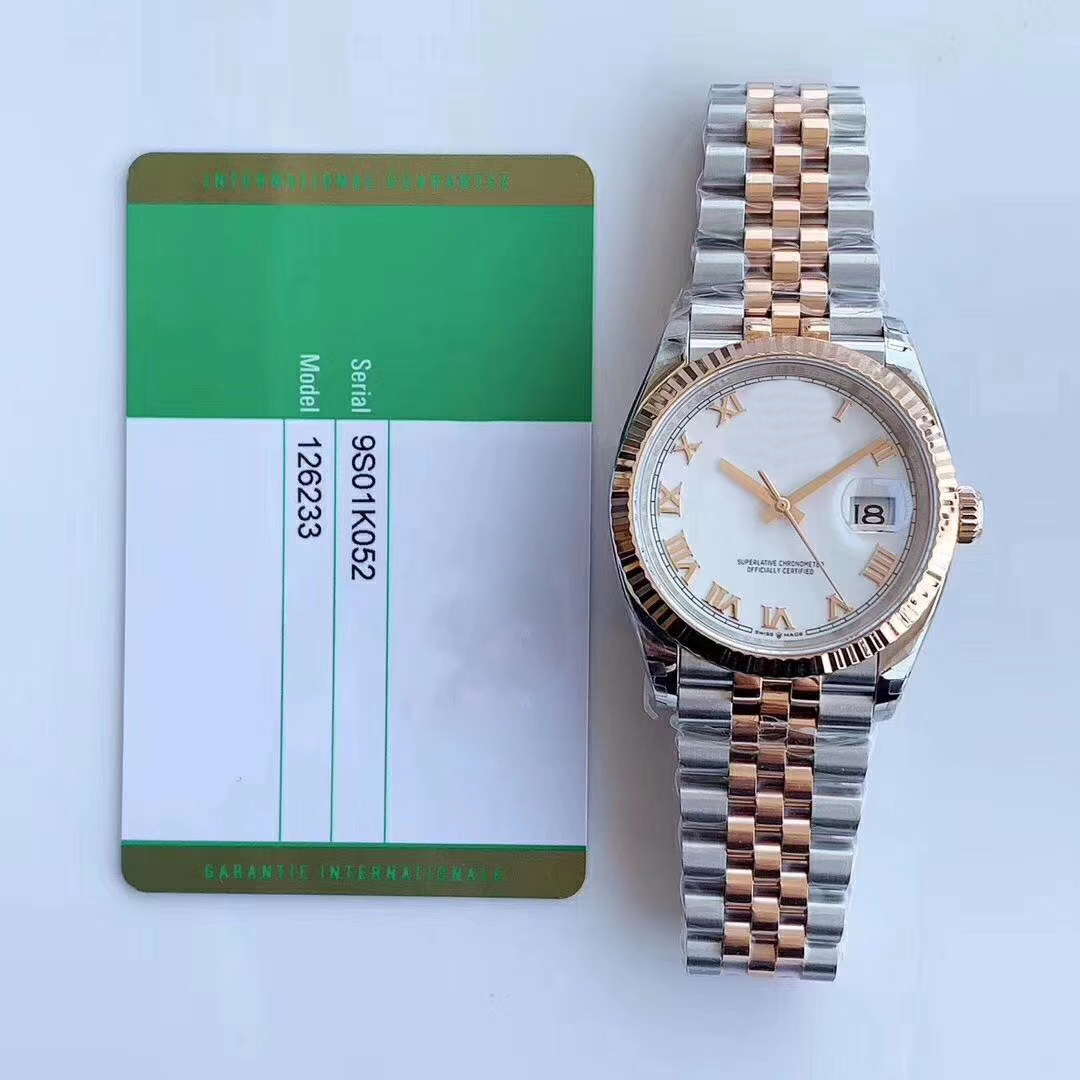 

8 colour EW factory Top quality waterproof watch 36mm 126231 126238 126284 CAL. 3255 movement 316L Automatic Mechanical Uinsex Watches