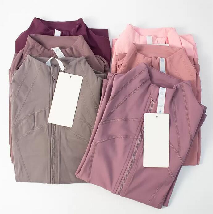 

yoga wear jackets hooded sweatshirts womens designers sports jacket coats double-sided sanding fitness chothing hoodies Long Sleeve clothes, 23-style3-plus velvet thickened