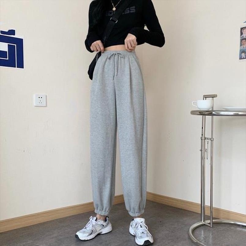 

gray sweatpants plus size sports womens pants jogger oversize tracksuit black jogging jokers trousers fashion, Black;white