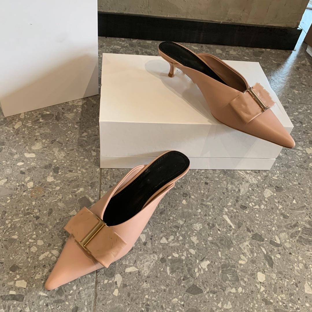 

desiner high heels women classical dress shoes red bottom party wedding triple nude yellow pink glitter Pointed Toes top quality 0624, 02
