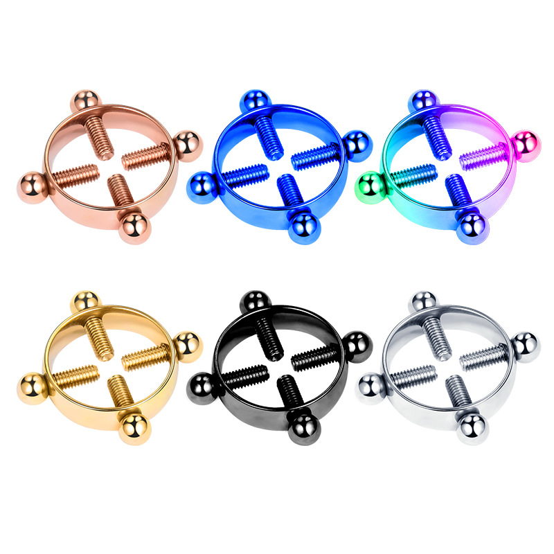 Classic Design Anti Allergy Sexy Womens Nipple Rings Romantic Adjustable Sex Toy for Wholesale-image-750144350