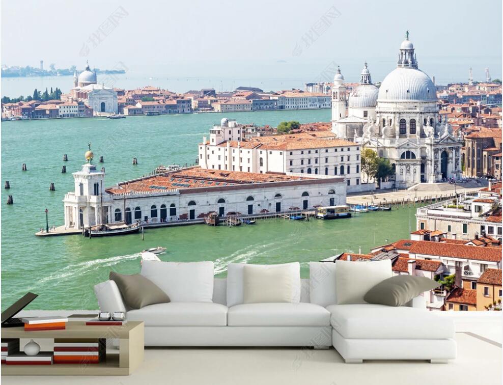 3d wallpaper on the wall custom photo mural City HD Photography European Architecture Scenery home decor living room wallpaper for walls 3 d-image-705155866