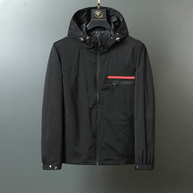 

2021 Mens jacket designe hoodies parka Spring and Autumn Coat Hooded Zipper Panelled Epaulet bomber motorcycle face north