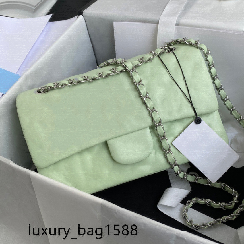 

Bags Luxury Women's Handbag Flap Fashion Design Shoulder Genuine Leather Wallet Clutch Cross Body Quilted Purse for Lady, Light green caviar