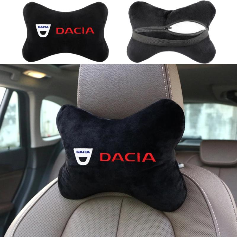 

Seat Cushions Warm Neck Rest Protector Pillow Car Accessories Soft Headrest Head Support Cushion For DACIA Duster Logan MCV Sandero Stepway