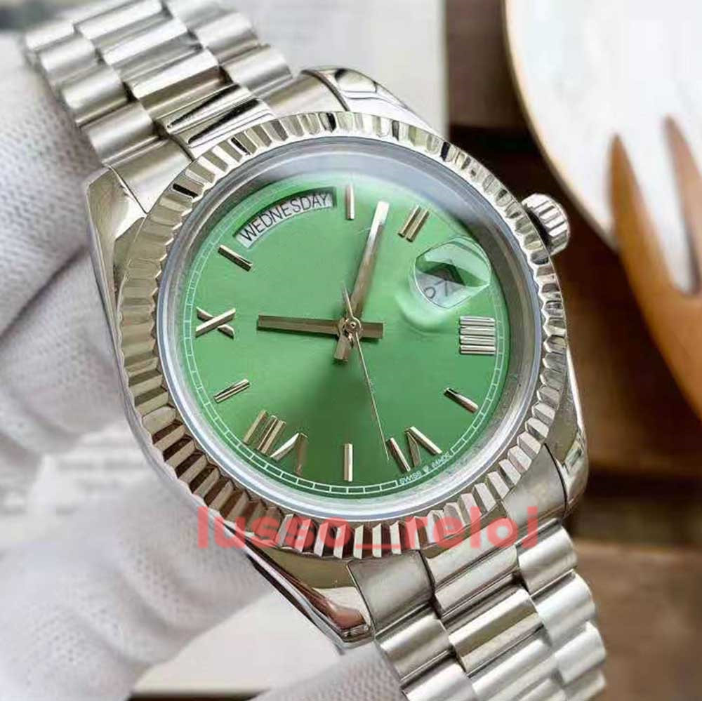 

2021 Classic Men Mens DAYDATE Presidential V5L Automatic Watches Mechanical Movement Watch Sapphire Two-tone Bracelet Master montre de luxe Wristwatches, Box
