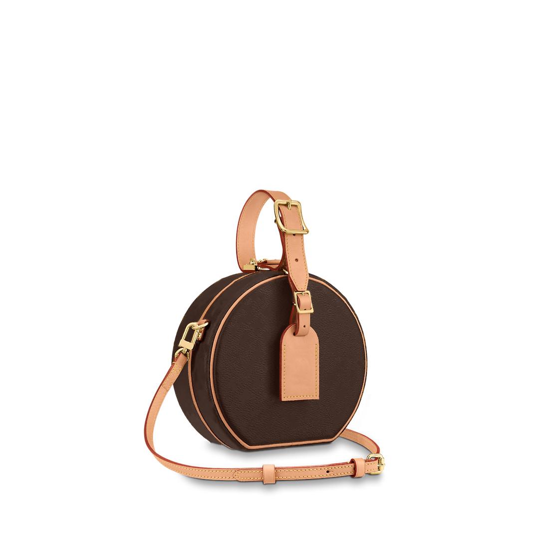 

LVLOUISVITTON VUTTON Design round cake bag Presbyterian leather print mini handbag one-shoulder cross-slant handbags fashio