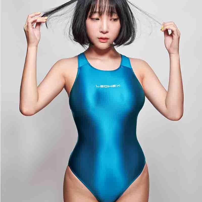 

One-Piece Suits DROZENO Summer Ladie Swimsuit NylonTights Solid Color M- Women Sexy Bodysuit 2021 Casual Fitness Rompers