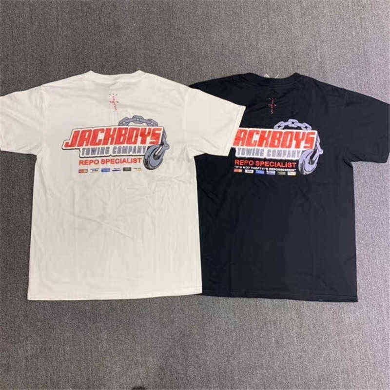 

Travis Scott Cactus Jack Jackboys T-Shirt Men Women Astroworld T Shirt Boyfriend Gift Harajuku G1115