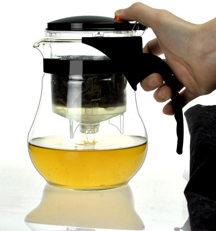 

Coffee Pots 1PC Fashion Durable Glass Teapot Simple Heat-Resistant Clear Tea Kettle Tea-pot Household Pot Set JO 1059