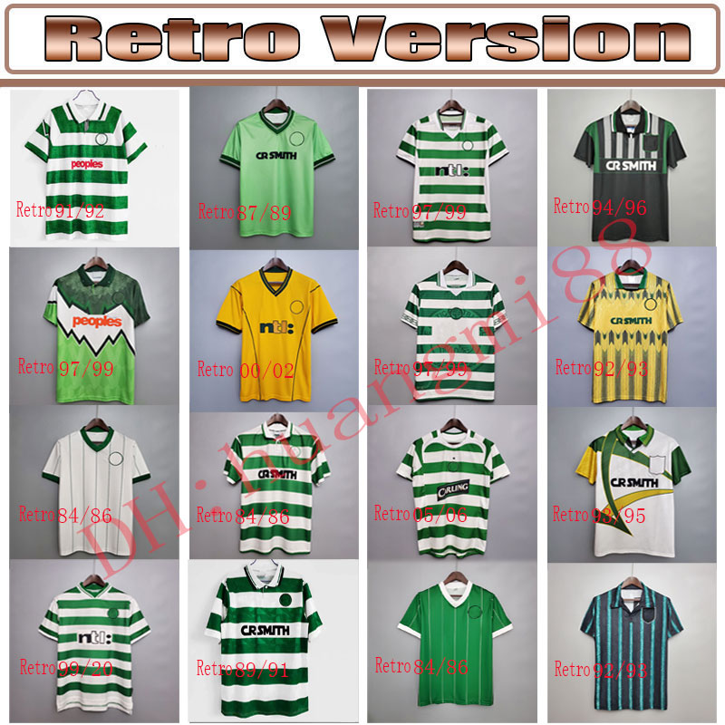 

Retro 1993 1995 1991 1992 LARSSON soccer jerseys 94 96 Celtic Vintage football shirts BRATTBAKK JOHNSON WIEGHORST BURLEY BLINKER McNAMARA, 91/92