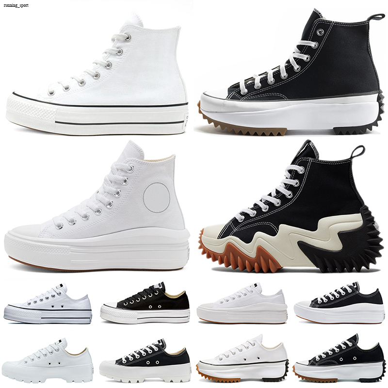 

Womens Canvas Running Shoes Platform Clean High Top Low Heel Black Sneakers Fashion Casual Classic Women Trainers Size EUR35-40, Color 8