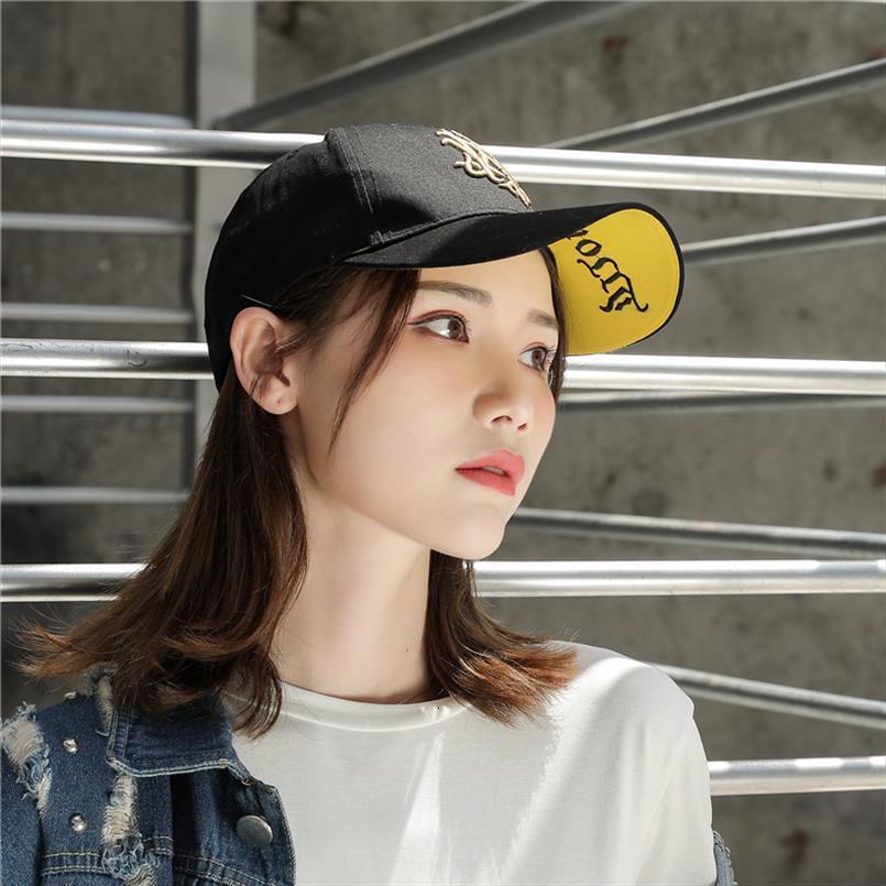 

ladies letter hats spring and summer japanese korean style fashion all match cap casual embroidery baseball caps, Blue;gray