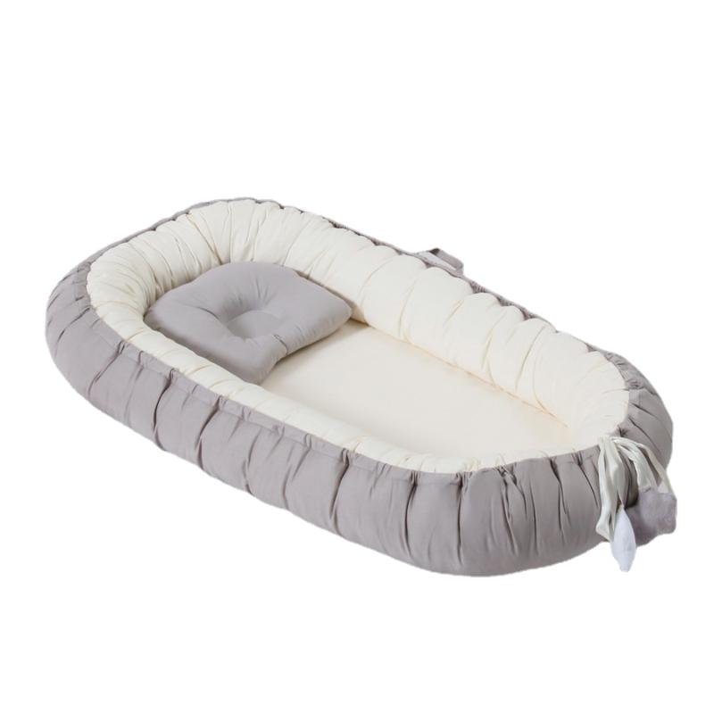 

Baby Cribs Crib Cot Born Sleeping Nest Bedding Fence Infant Toddler Bed Bassinet Removable Washable