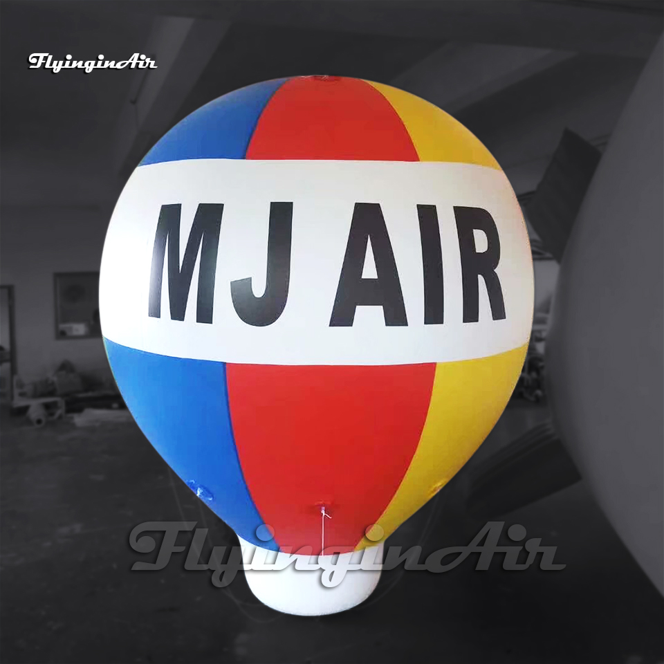 Advertising Inflatable Balloon Outdoor Hot Air Ballon 3.5m Height Simulated PVC Hydrogen Balloon Helium Inflated With Custom Printing For Events-image-752683865