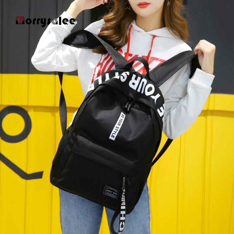 

Backpack 2021 Men Women Large Capacity School Laptop Boys Girls Teenager Travel Bag Shoulder, Black