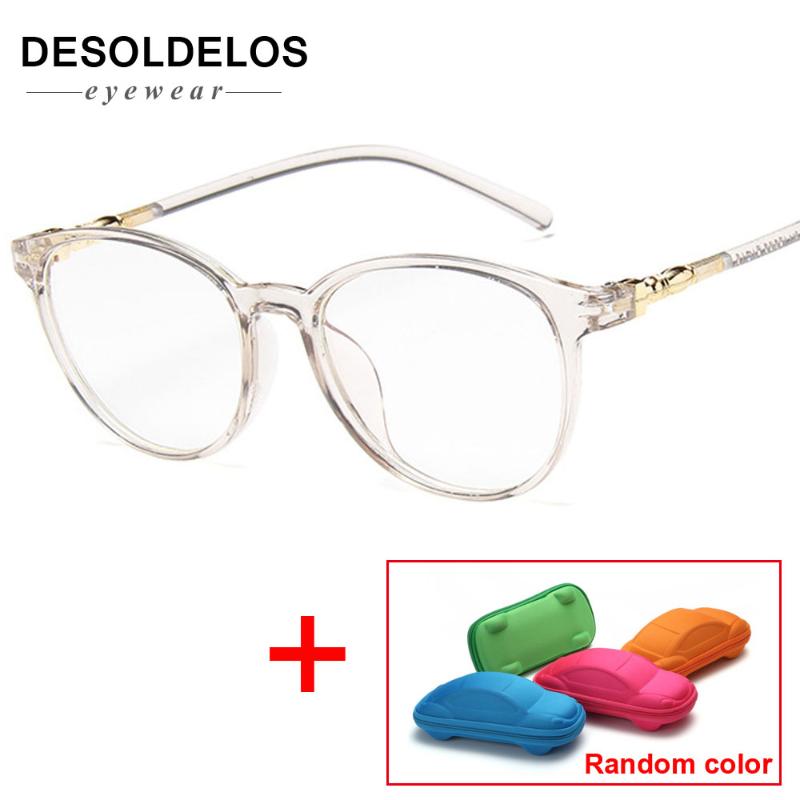 

Fashion Sunglasses Frames 2021 Women Glasses Frame Men Vintage Eyeglasses Round Clear Lens Optical Spectacles With Box