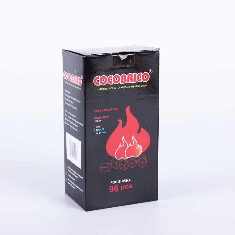 

Arabian hookah charcoal aromatherapy machine-made coco 96 coconut shell charcoals