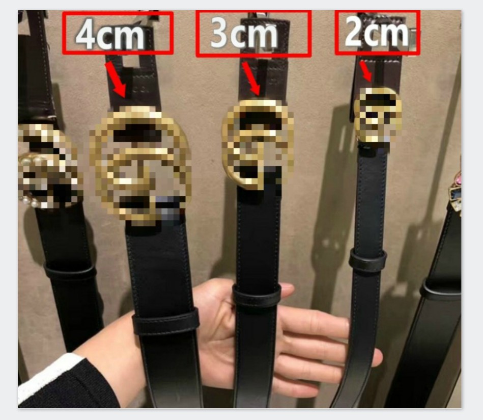 

2465465 Fashion Big buckle genuine leather belt with box designer GG&#13men women high quality mens belt, Black;brown