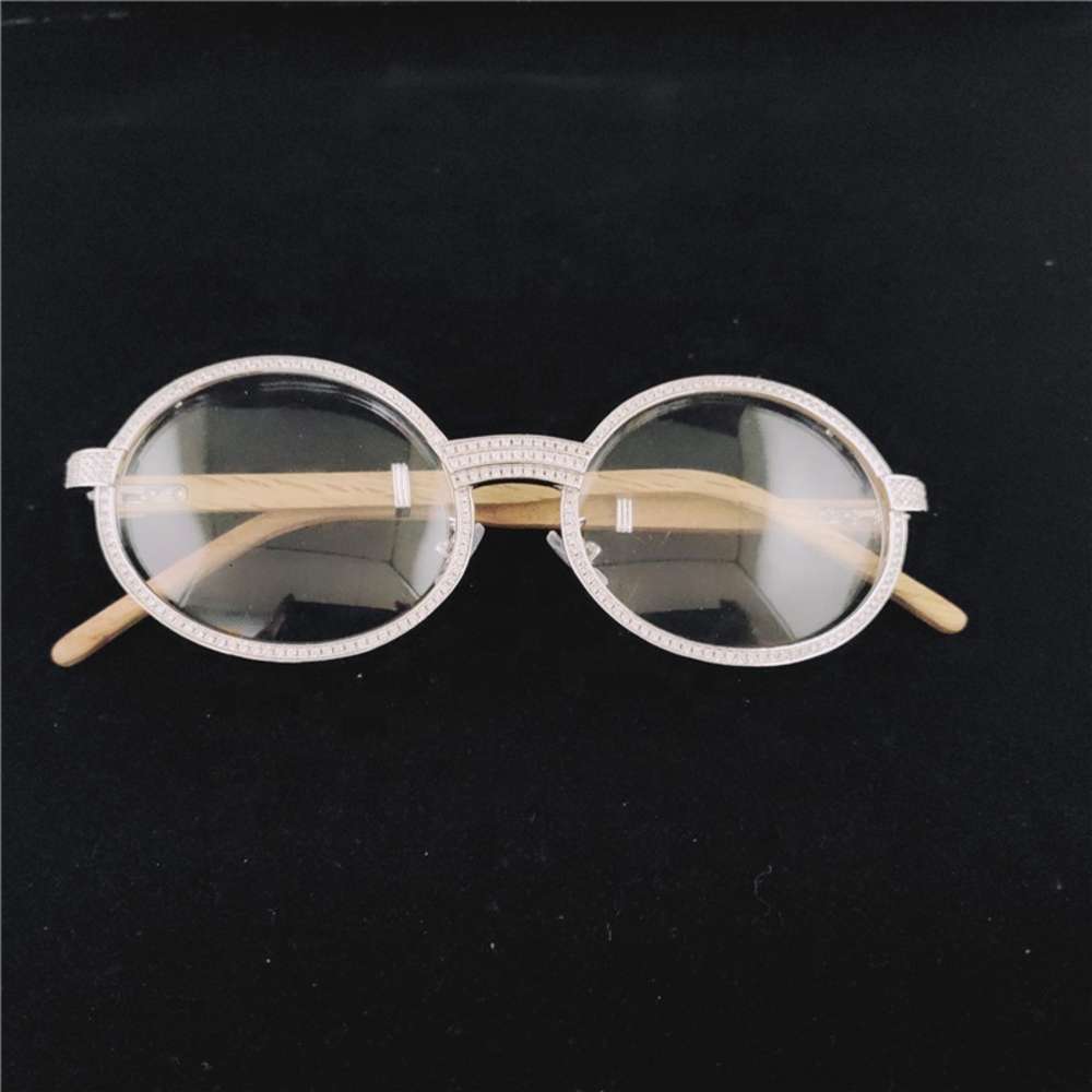 

Highend accessoriesZuanfa Wholale Hip Hop Sun Glass Bling Icy Cubic Zirconia Diamond Frame Sunglass Mens, White;black