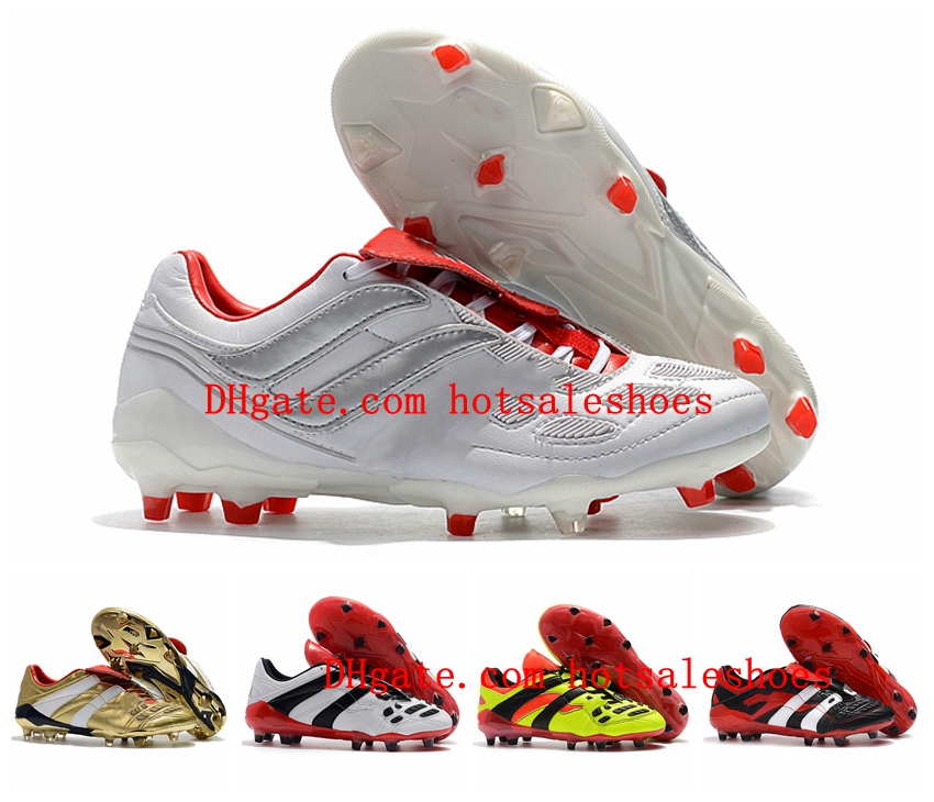 

Predator Precision FG X Beckham soccer shoes Accelerator Electricity cleats scarpe calcio chuteiras de futebol, As picture 5