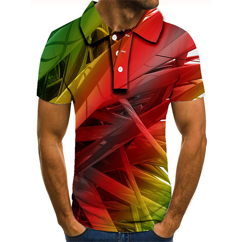 

Vibrant pattern men's 3D printed T-shirt visual impact party top punk goth round neck high quality American muscle style short sleeves, White;black