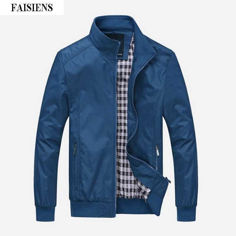 

Simple Men Jackets 7XL 8XL Long Sleeve Classic Plaid Casual Autumn Large Size Big 6XL Windbreaker Blue Black Loose Jackets X0621
