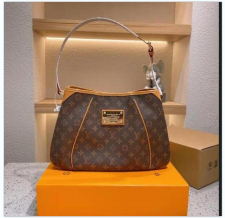 

Old Flower Underarm shoulder Bag Designer Handbags Fashion Genuine Leather cross body messenger bags wallet With box GG's LOUIS'S VITTONing LVs VUTTON'S YSL'S, Brown