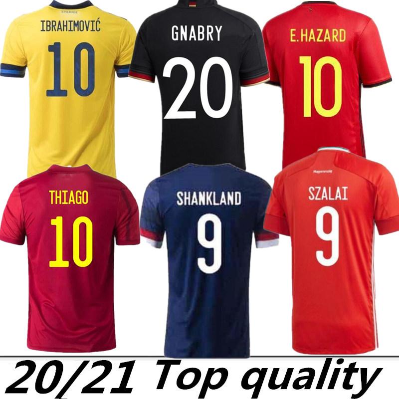 

2021 EURO Soccer Jerseys Sweden Belgium Espana Wales Hungary Northern Ireland Russia Scotland jersey 2022 Football Shirts camisetas de futbo, Black;yellow