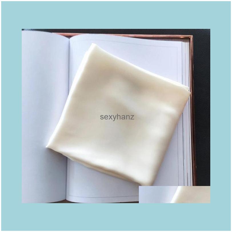 

Wraps Hats, & Gloves Aessories Fashion Plain Silk Satin Hair Scarf Women Small Bag Scarfs Female 70*70Cm Square Headbnd Cute Neck Scarves Fo