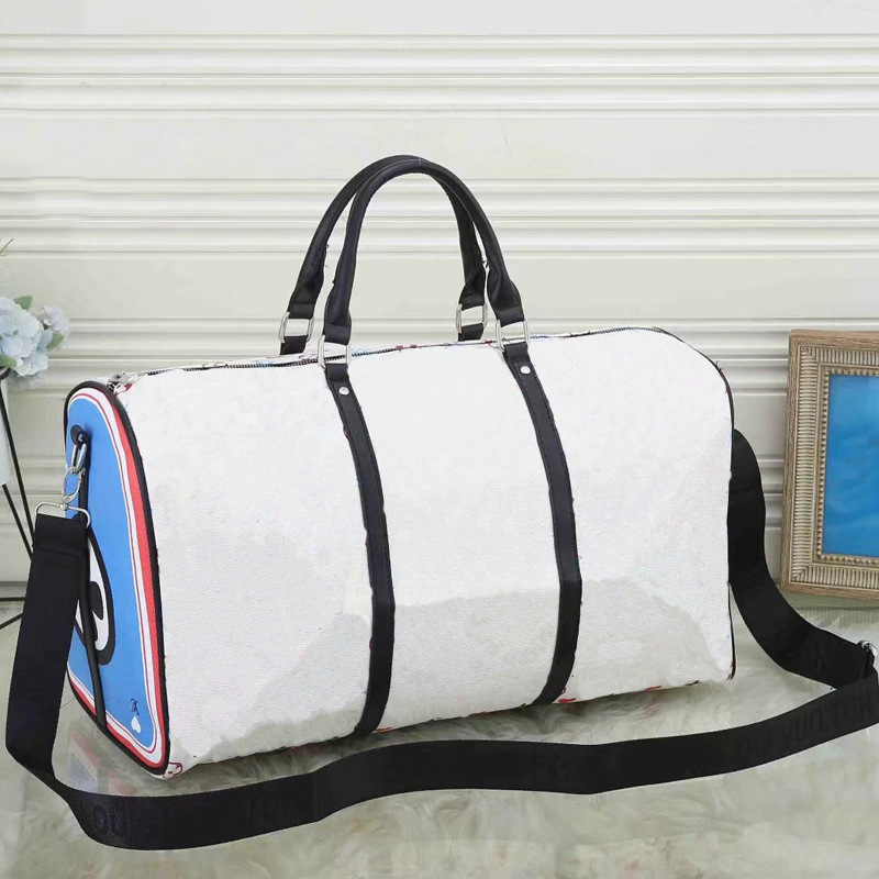 

Top Quality Designer Bags Travel Bag Printed Hand Luggage Women Men Shoulder Duffel Tote Handbags Heart Flower Letter Multicolor Soft Zipper Classic Style, No bags