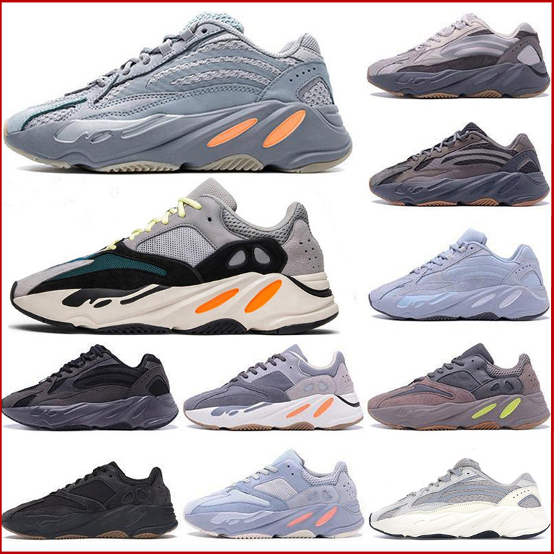 

Kanye 700 V2 2021 Shoes For Men Women Inertia Reflective Tephra Solid Grey Utility Black Vanta Sport YeEzYS Wave Runner Bright Blue Cream Static Mauve Sneakers Eur, Colour 1