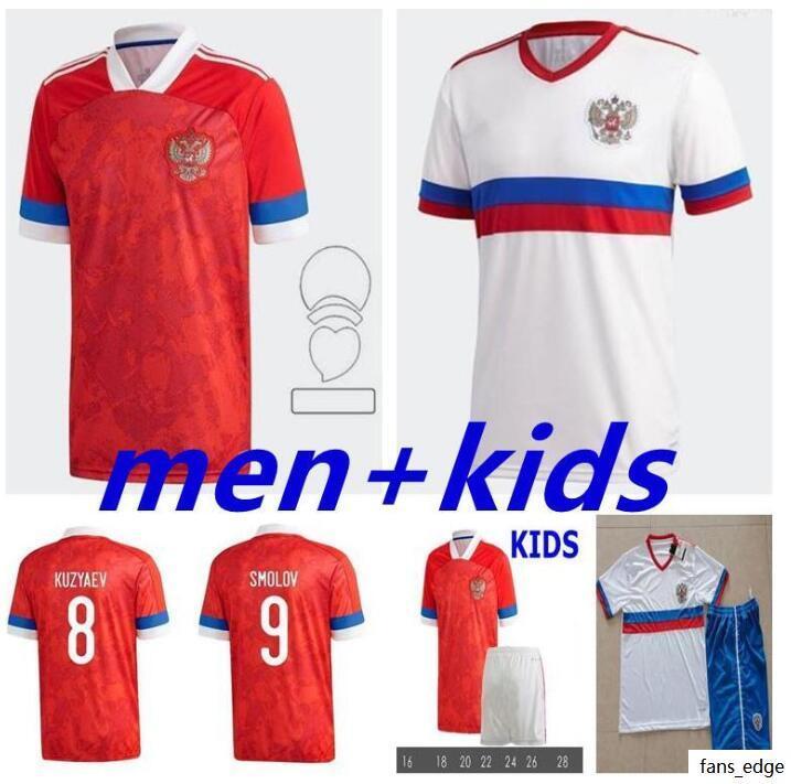 

2021 2022 Russia Soccer Jerseys Home Away 10# ARSHAVIN MIRANCHUK 18# ZHIRKOV EROKHIN 23# KOMBAROV SMOLOV Football Shirt Men+kids, Red