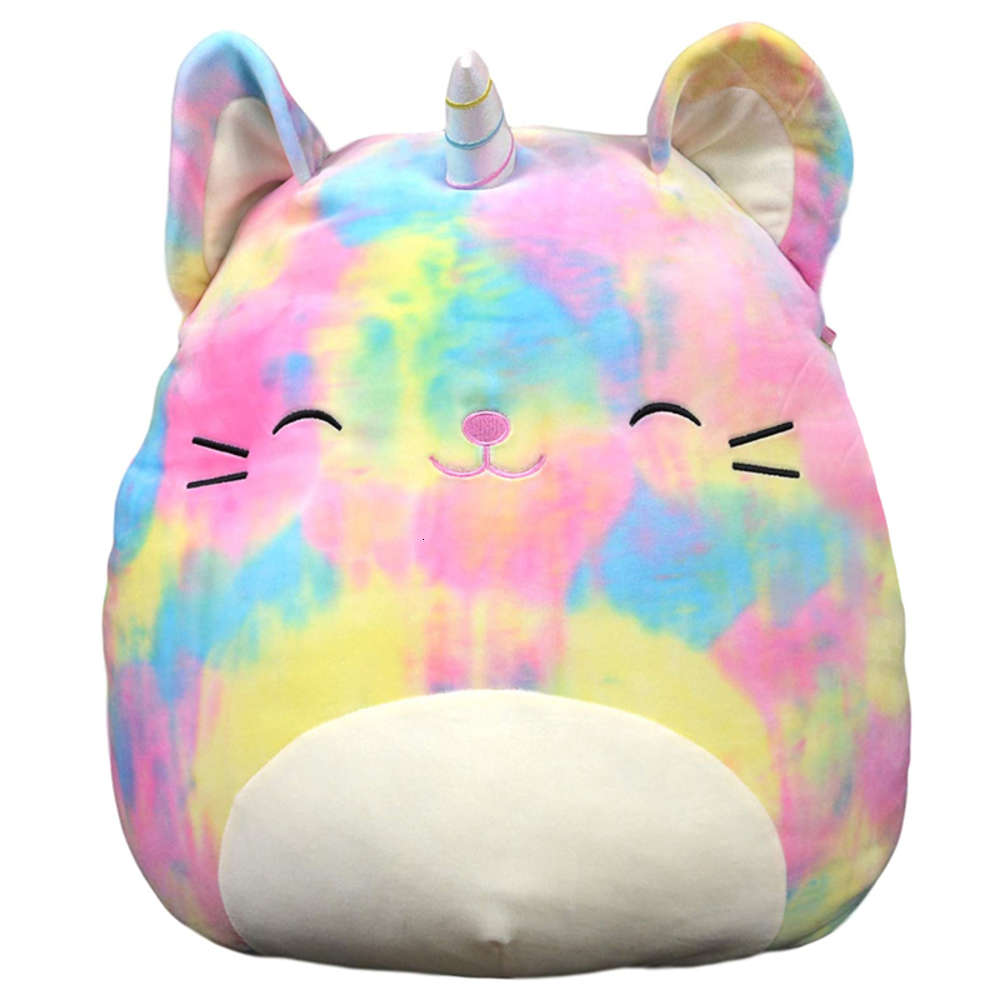 

Hugs Squishmallow Soft Big Plushie Unicorn Cat Kawaill Room Decor Sleep Kisses Birthday Presents for Children Girls206D, Colorful
