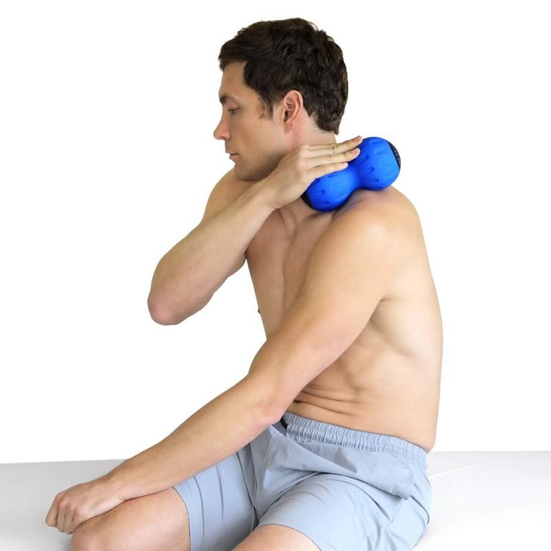 

Vibrating Massage Ball-Peanut Massager,Lacrosse Ball With Foam Roller For Deep Tissue Trigger Point Therapy Electric Massagers