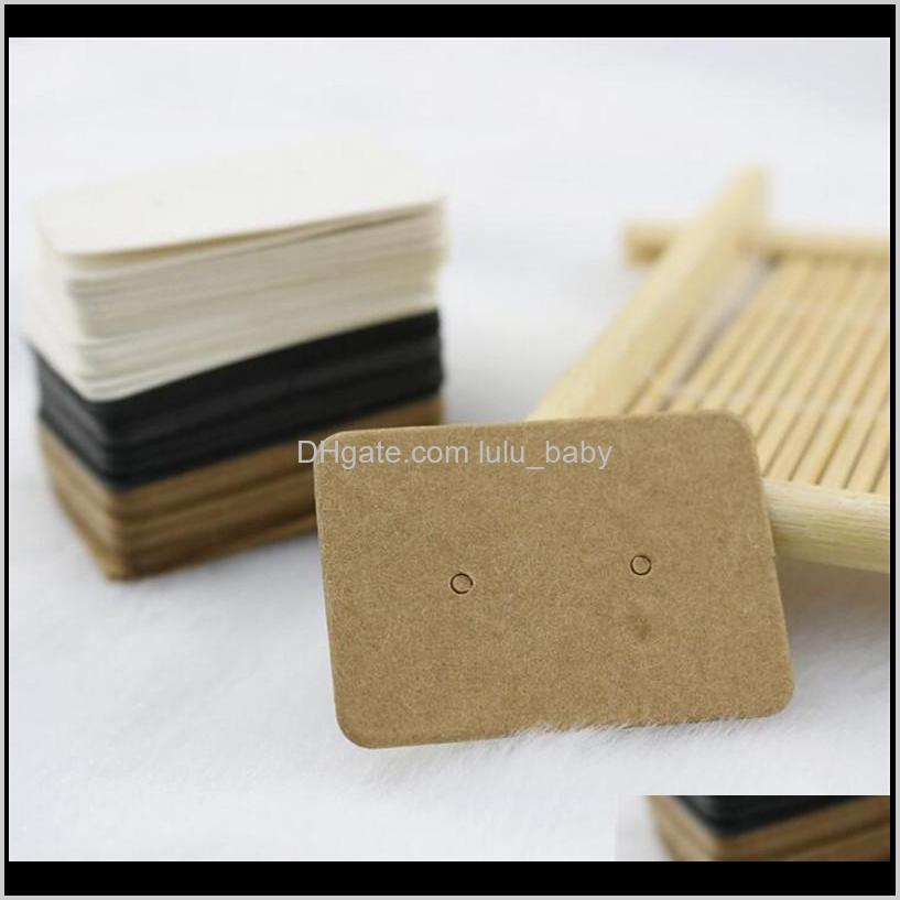 

2535Cm Kraft Paper Stud Earrings Jewelry Display Retail Earring Hang Label Hooks Cardboard Tags Sv9El Pxgmm