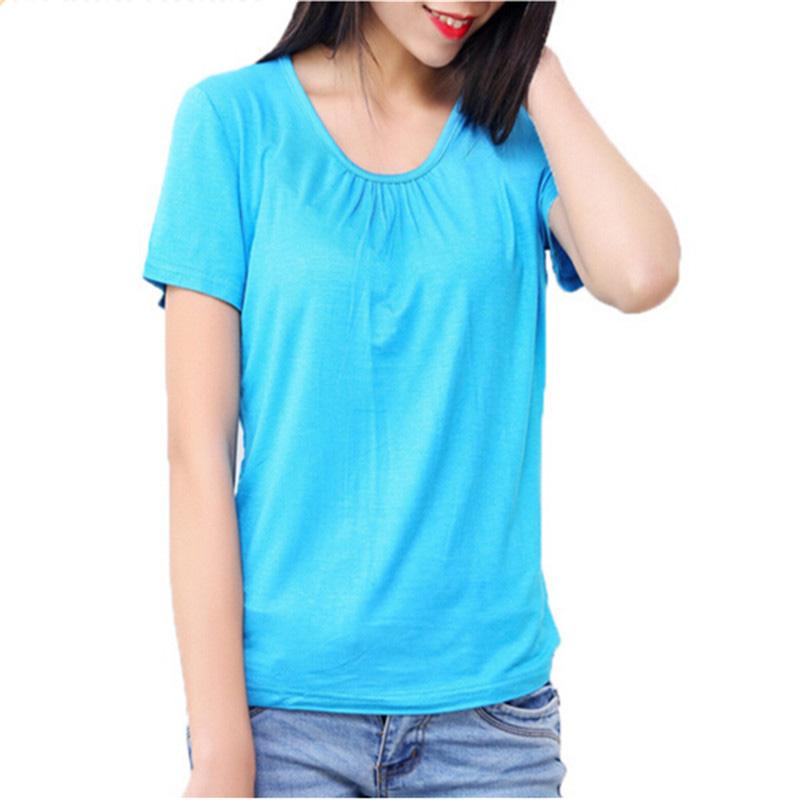 

Women's T-Shirt 2022 Summer Fashion Women T-shirts Ladies Loose Short Sleeve Candy Color Tops And Tees Comfortable Elastic Plus Size 6XL, White