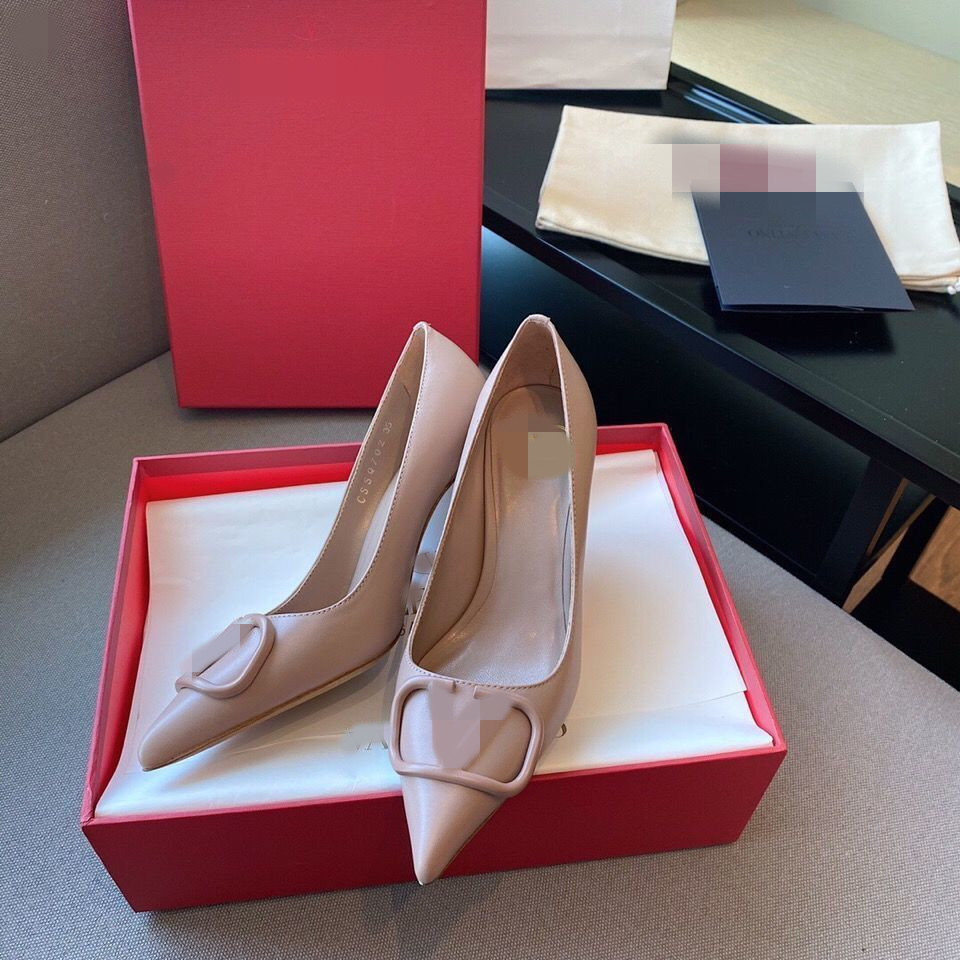 

Top Quality Women Dress Shoes High Heels Womens fashion Nude Color Genuine Leather Pumps Lady Sandals Wedding Bottoms mkj0002, Red;white
