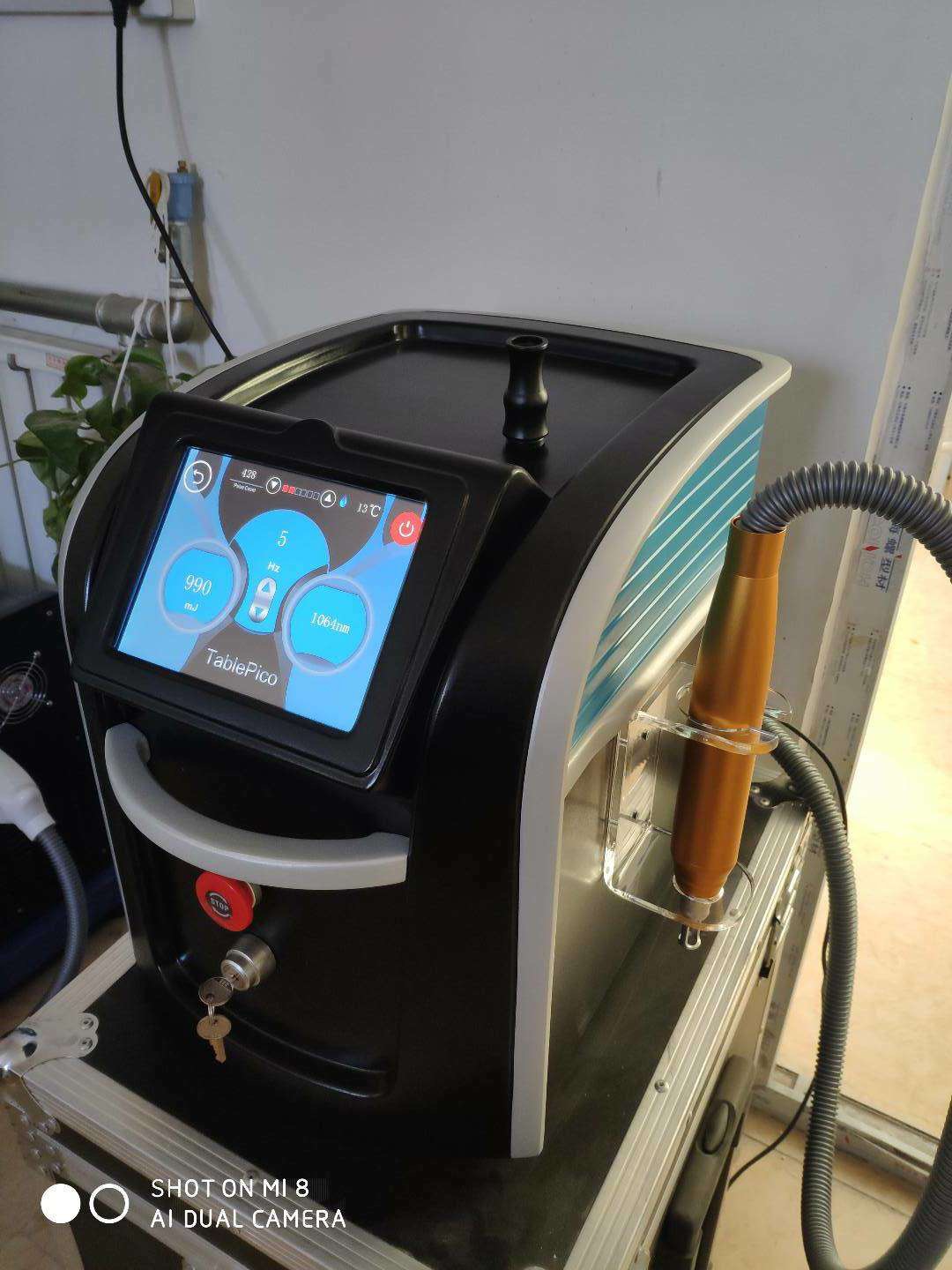 

High energy nd yag laser tattoo removal carbon peel age spot freckle remove equipment 1064 nm 532nm and 1320nm Q switch with CE approved