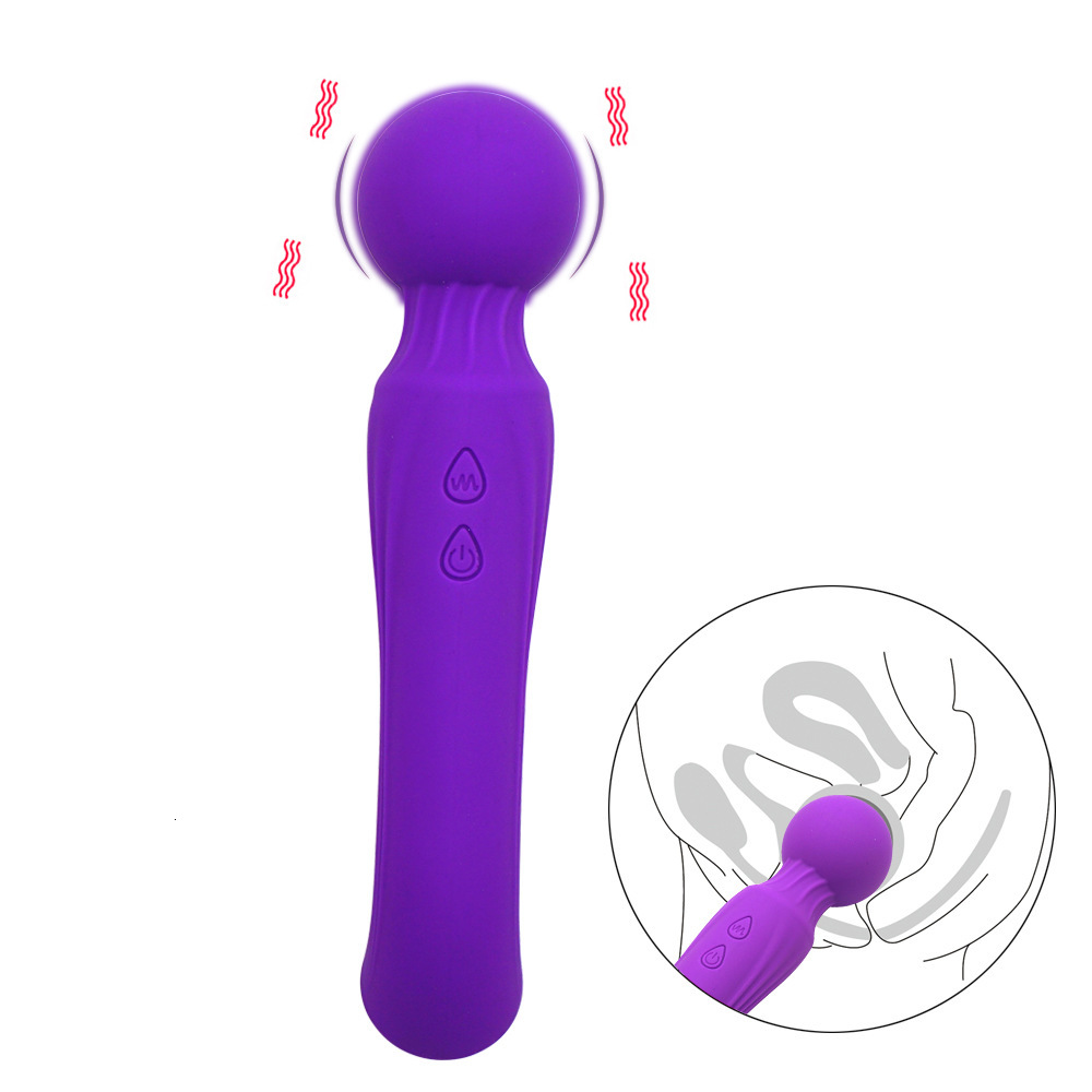 Massager Omobo10 Frequency Heating Vibrating Av Stick G-point Masturbation Women's Fun Tidal Blowing Adult Products-image-728894335