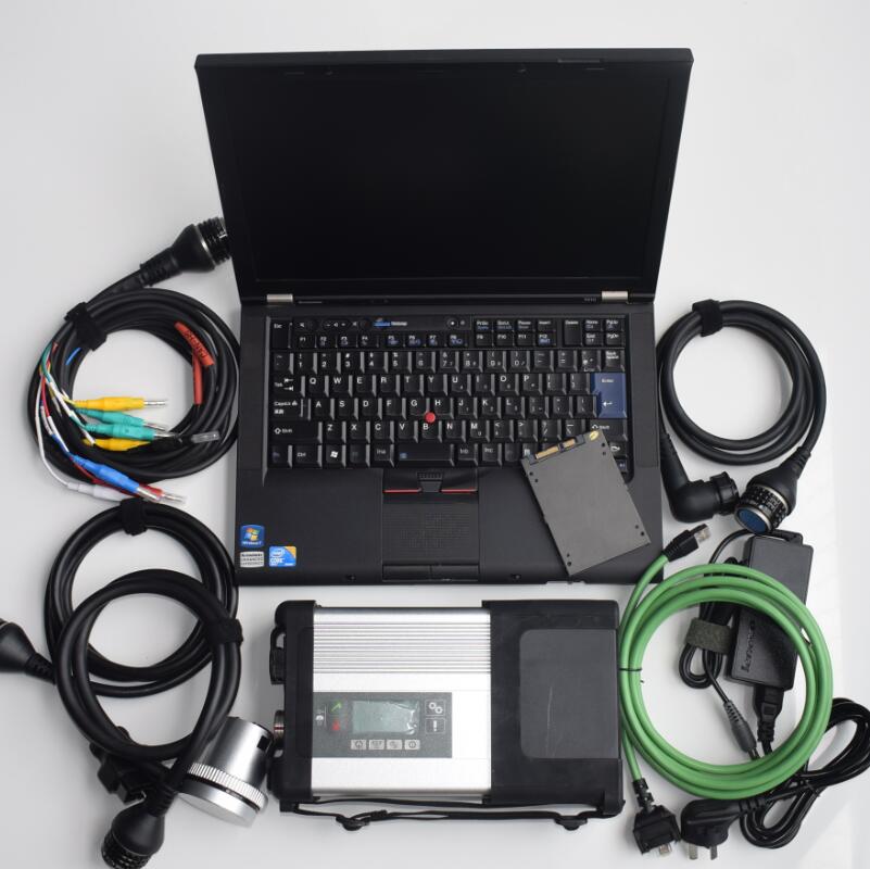 

2021 Diagnostic Tool Mb Star C5 with Laptop T410 i5CPU Vediamo DTS 360GB SSD Super Speed SD Connect 5 Win-10 Ready to Work