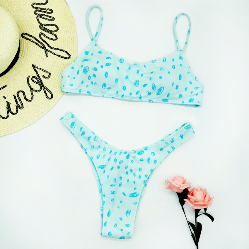 

Swimsuit Bikini 2021 thread cloth sexy split female Xingcheng, White