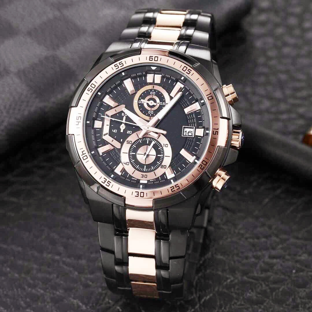 

Sports Men's Quartz 539 Watch Calendar Stainless Steel High Quality All Hands Can Operate